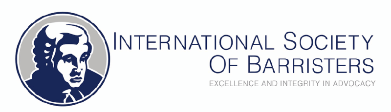 International Society of Barristers badge
